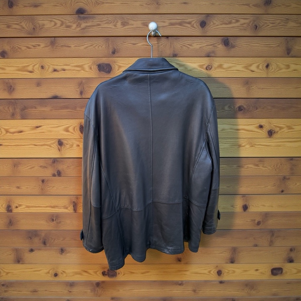 Men’s Charles Klein Leather Jacket Size XL SALE SALE SALE - Picture 2 of 7